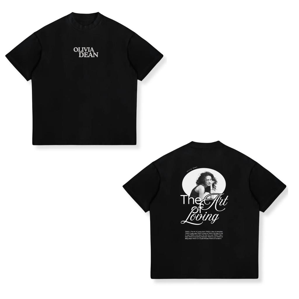 Uk Singer Olivia Dean Merch 2026 Unisex Tshirt Unisex Short Sleeve Tops Fashion Tee Clothes Causal Y2K Tops Cotton