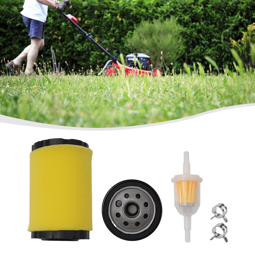 Clamps Air Filter Fuel Filter Lawn Mower Parts 1 Set