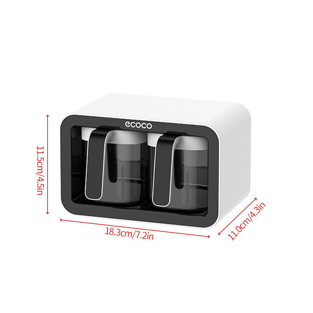 PP PS Seasoning Box Punch-free Replacement Modern ple Style Kitchen Pepper Salt Condiment Container Organizer