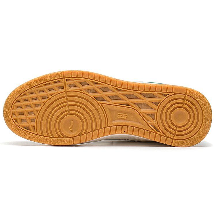 Li Ning Synthetic Leather Comfortable Slip Resistant Cushioning Abrasion Resistant Lightweight Breathable Low Top AGCS391-1