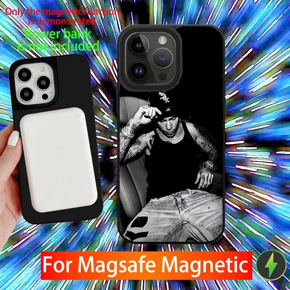 Rapper Sfera Ebbasta Phone Case For iPhone 16,15,14,13,12,11,Pro,Max,Plus,Mini,SE New Magsafe Magnetic Wireless Charging