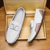 Mode Herren Lederschuhe Slipper Luxus Mokassins Hohe Qualität Flache Flats Designer Mann Männlich Herrenschuhe Flats Fahrschuhe für Herren