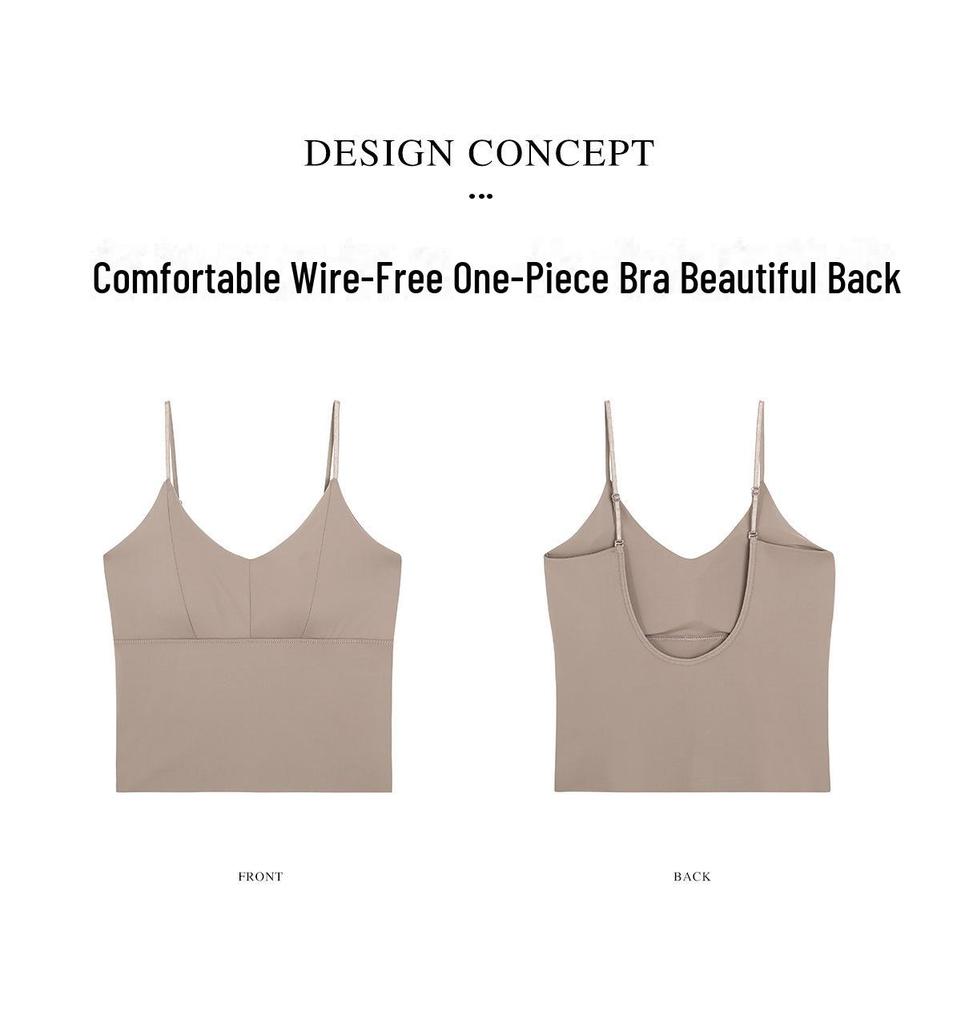 Comfortable One-Piece No-Rim Bra with Beautiful Back for Plus Size (Style 65152)