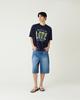Diaendeukweseucheon Little Thing Print T-Shirt / Navy