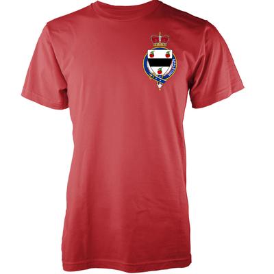 Personalised Family Name Appleton T-Shirt Family Crest Badge Coat Of Arms Adult
