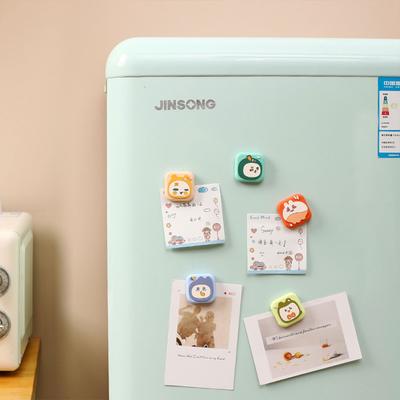 Refrigerator Sticker Cartoon Simulation 3D Stereo Resin Message Magnetic Home Kitchen Cute Decoration Creative Design