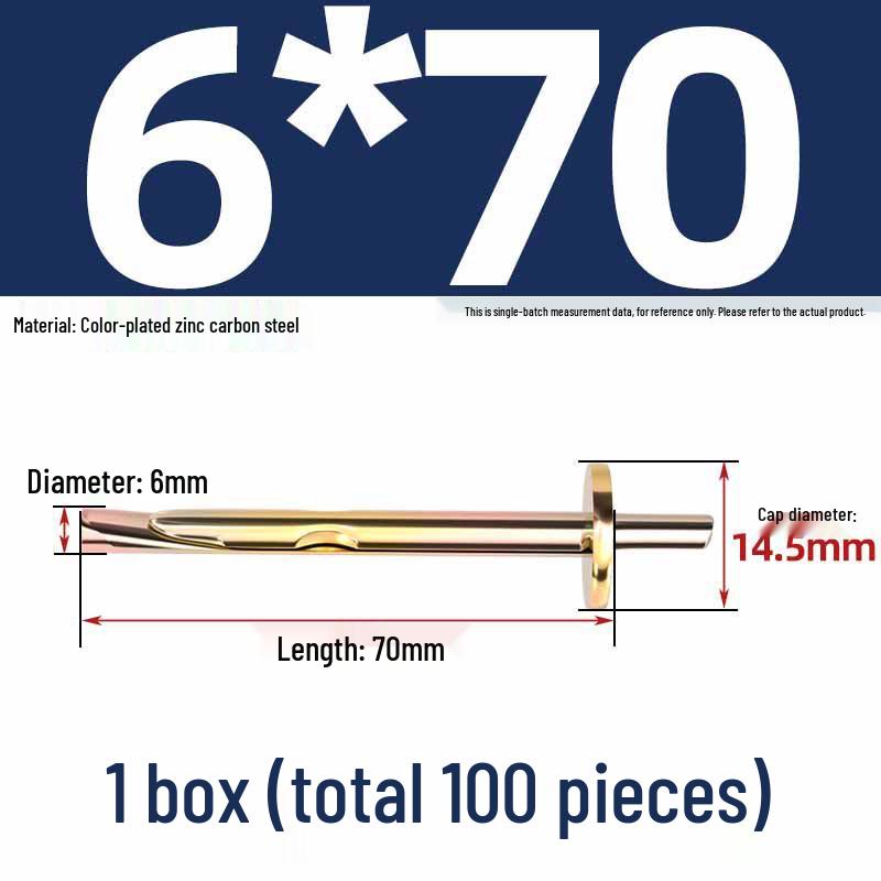 6mm Zinc Wall Anchor & Expansion Screw for Concrete