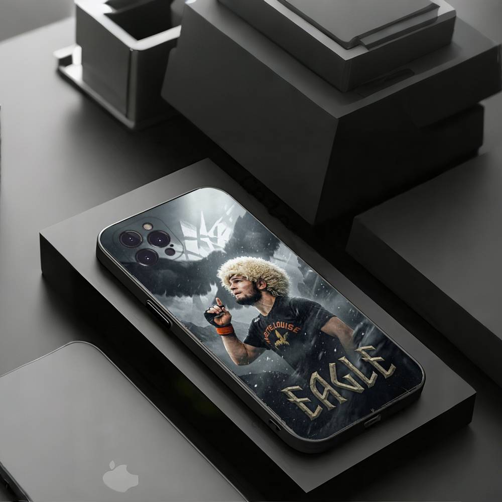 Khabib Nurmagomedov Phone Case for iPhone 11Pro 13 12 11 Pro Max 16e 17 Air 16 15 14 Plus 11ProMax