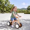 Balance Bike, Lightweight Baby Balance Bike with Foldable Design, Adjustable Seat, No Pedal for 1–2 Years, Pink