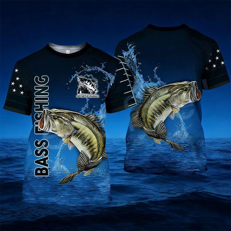 Summer Hunting Fishing 3D Print T-Shirts Men Women Casual Short Sleeve T Shirt Harajuku Y2K Top Streetwear Tees Men's Clothing