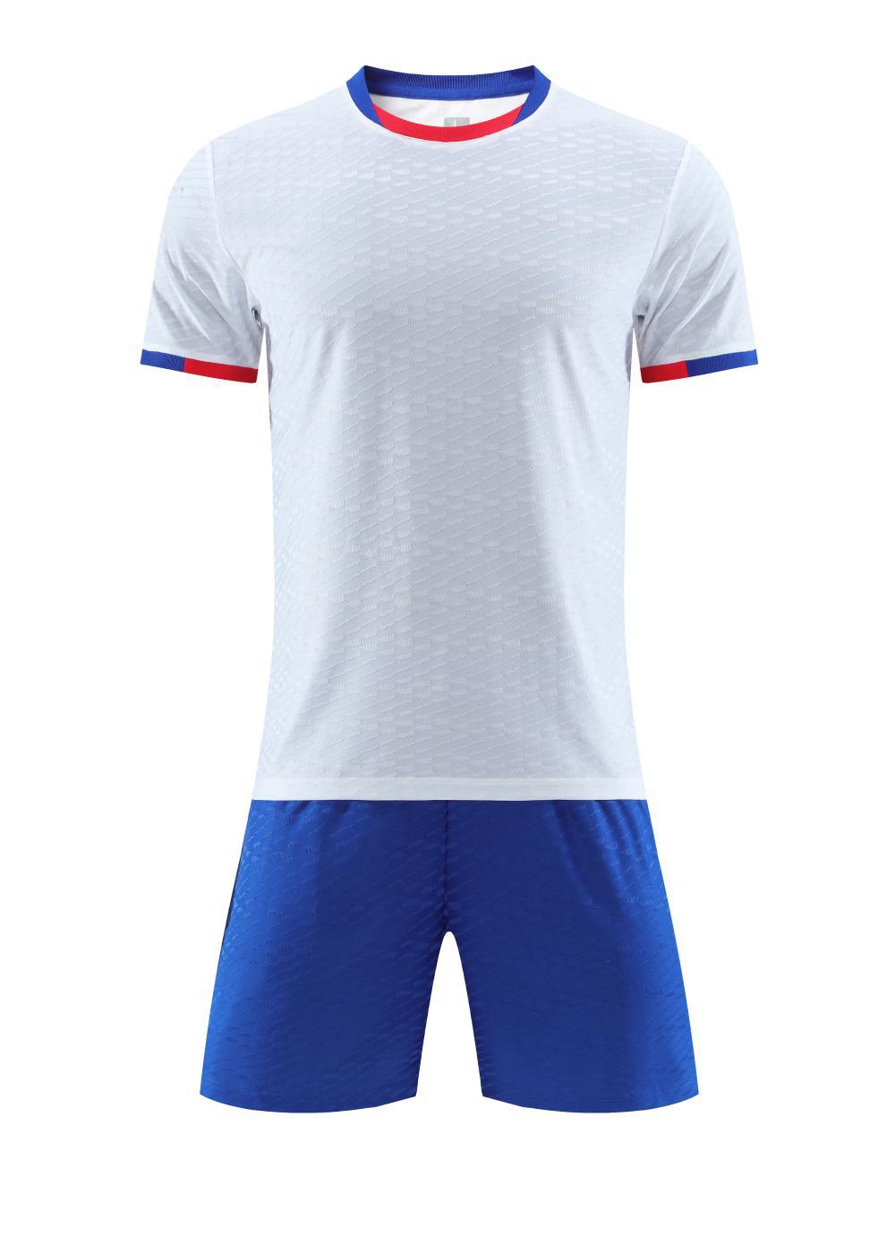 Quick-drying football jersey set Adult breathable training jersey Children s sports short-sleeved football jersey Middle school students game jersey 130