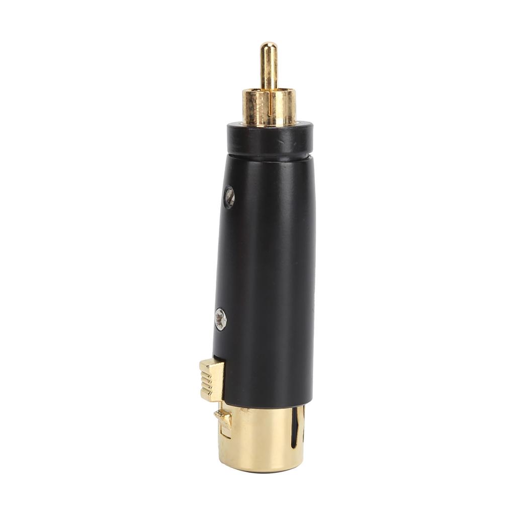 LZ1171G RCA Male to XLR Female Adapter Gold Plated Audio Connector for Mixer Microphone
