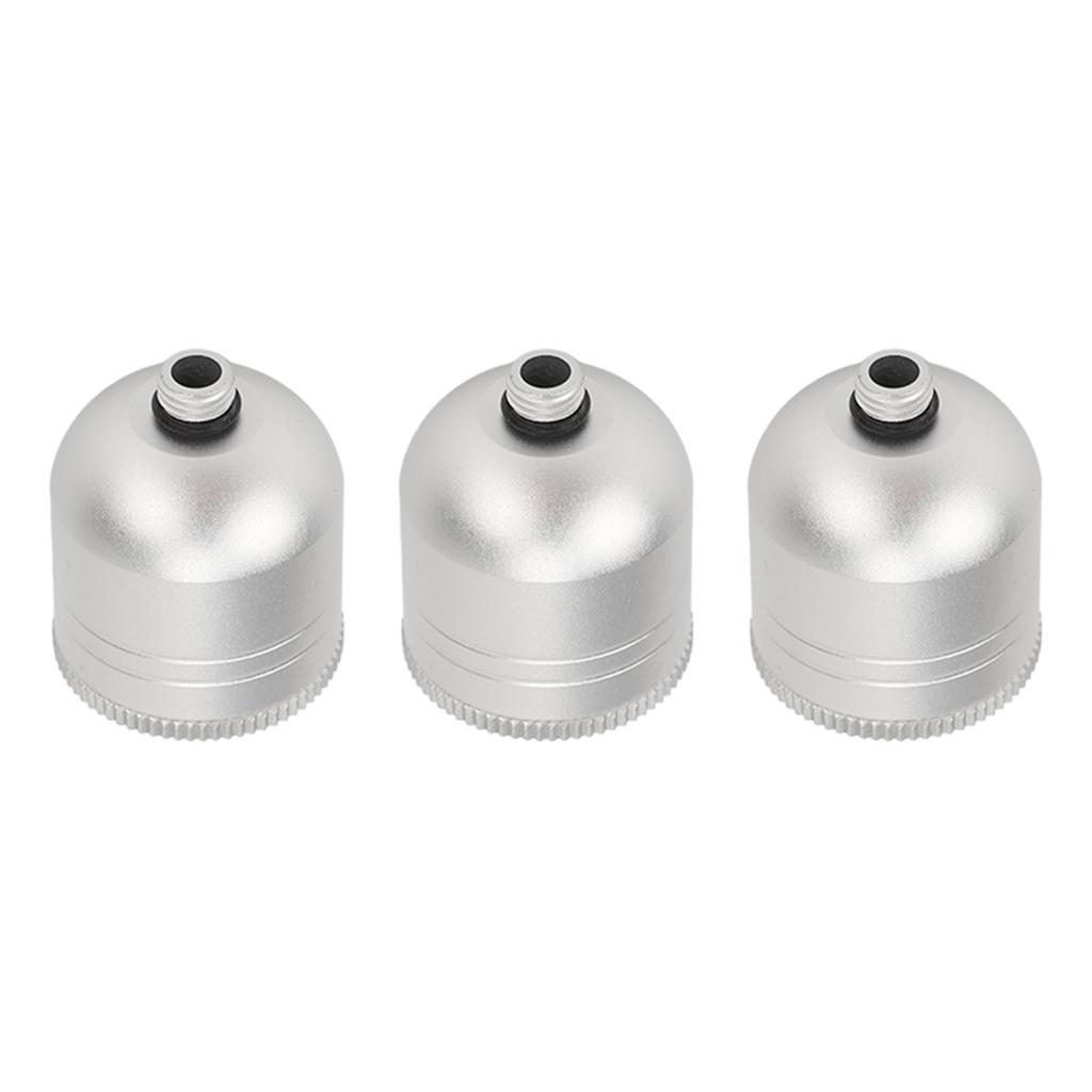 3pcs Facial Oxygen Injection Accessories Metal Cup Replaceable Portable Oxygen Sprayer Accessories Pot