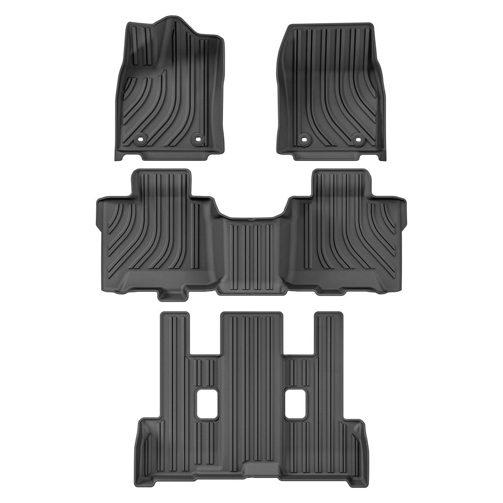 For Toyota Sequoia 2025 2025 2025 TPE 3D Car Floor Mats Trunk Pad Accessories Foot Mat Odorless Tray Waterproof