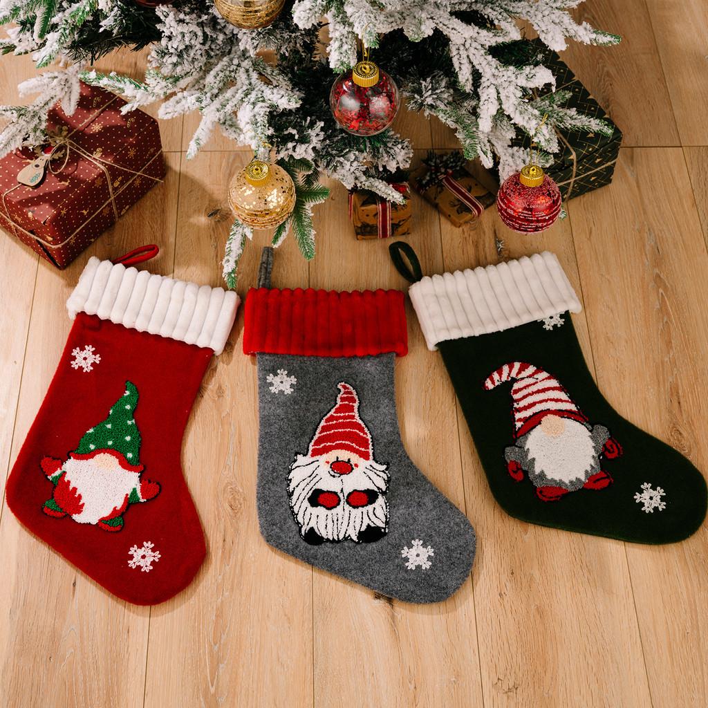 Charming Stockings Christmas With Unique Noface Doll Design Ideal For Children And Family Gifts