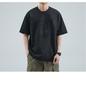 Men's Summer 3D Embossed Casual Loose-Fit Cotton T-Shirt, Plus Size, Trendy Brand, Short Sleeve