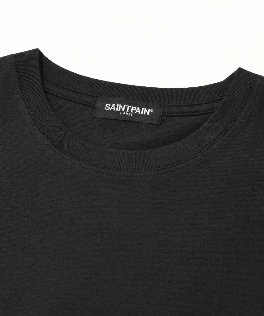 Saint Pain Sp Original Logo T-Shirt - Black And White