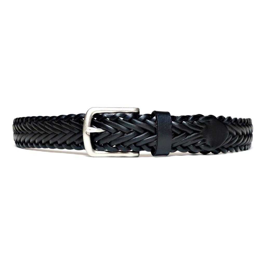 KIETH Stubborn Mesh Italian 105cm Fixed 30mm Made in Japan Mr. ST-02BK Belt, Leather, Black, Length, Width,
