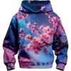 Men Colorful Graffiti Eye 3D Print Hoodie Street Art Abstract Graphic Long Sleeve Pullover Hooded Sweatshirt With Pocket
