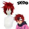 Sk8 The Infinity Kyan Reki Cosplay Wig High-quality Red Hairpiece For Cosplayers