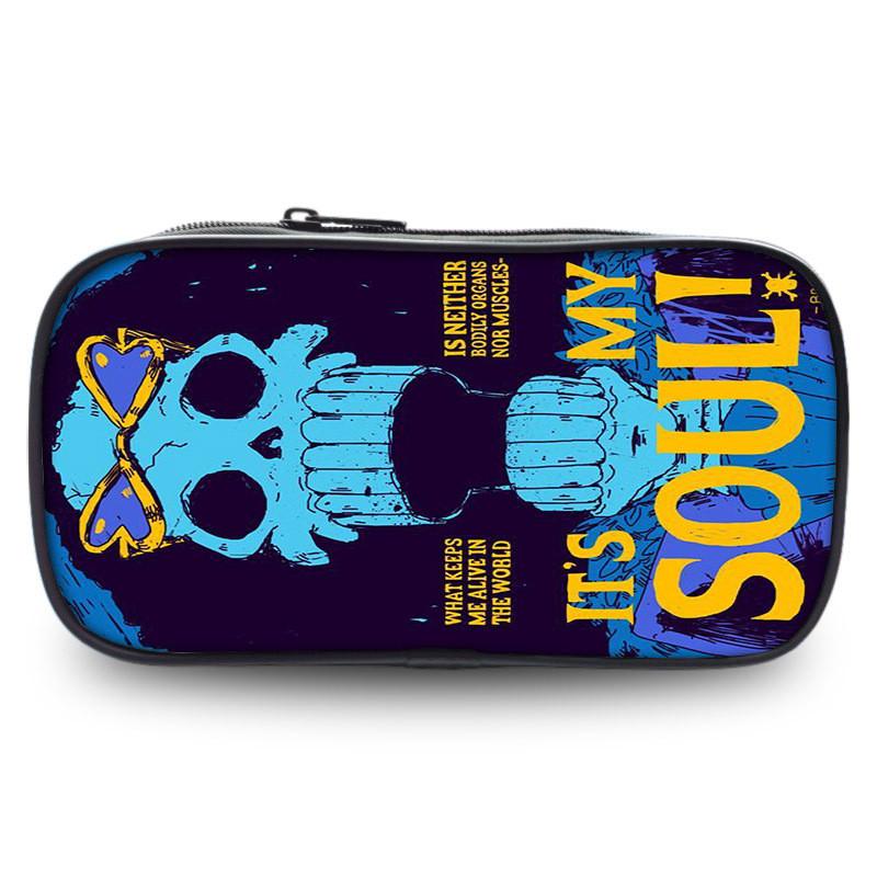 

Durable Oxford Material One Piece Student Pencil Holder With Luffy And Zoro Design 25