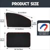 Full Blackout Car Window Shades - Magnetic Side Window Privacy Curtains, Perfect for Camp Privacy & Car Cover