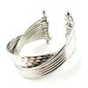 Les Trésors De Lily [N1094] - Silver 'Cleopatra' Designer Bracelet