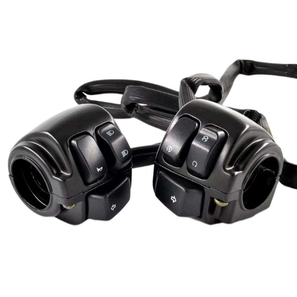 

1Pair Motorcycle Switches Handlebar Handle Switch Parts Autocycle Supplies Part Press Head Replacement for 883 400 750