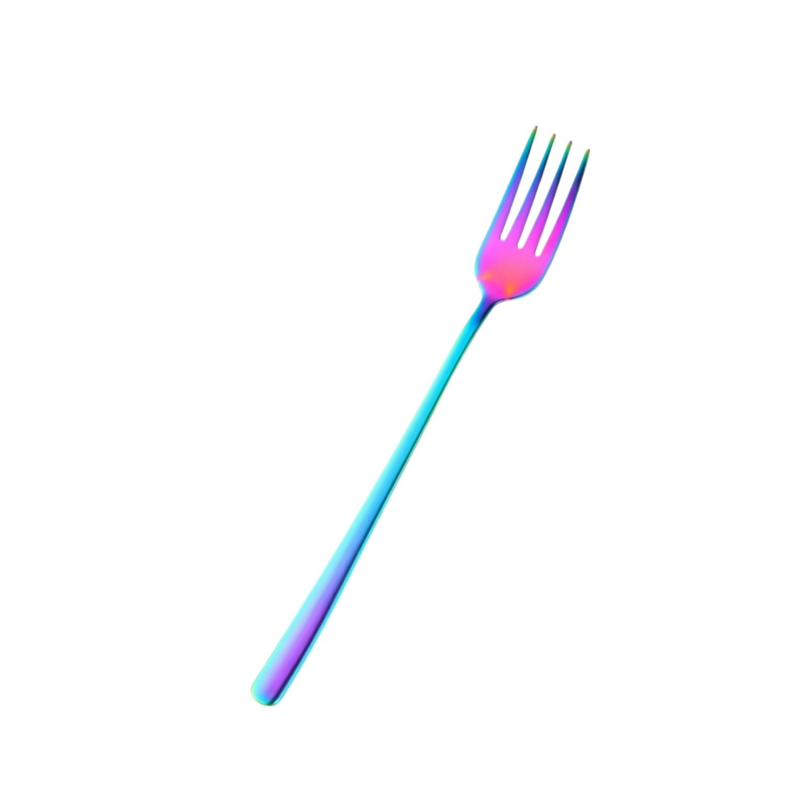 Stainless Steel Long Handled Dessert Fork