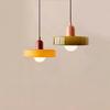 Used Retro Green Glass Pendant Light - Modern Bauhaus Style for Bedside or Restaurant