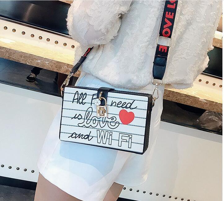 Женские модные сумки сумка через плечо с буквенным принтом сумка-мессенджер сумка-тоут модные сумки через плечо сумка-мессенджер 1 1609₽