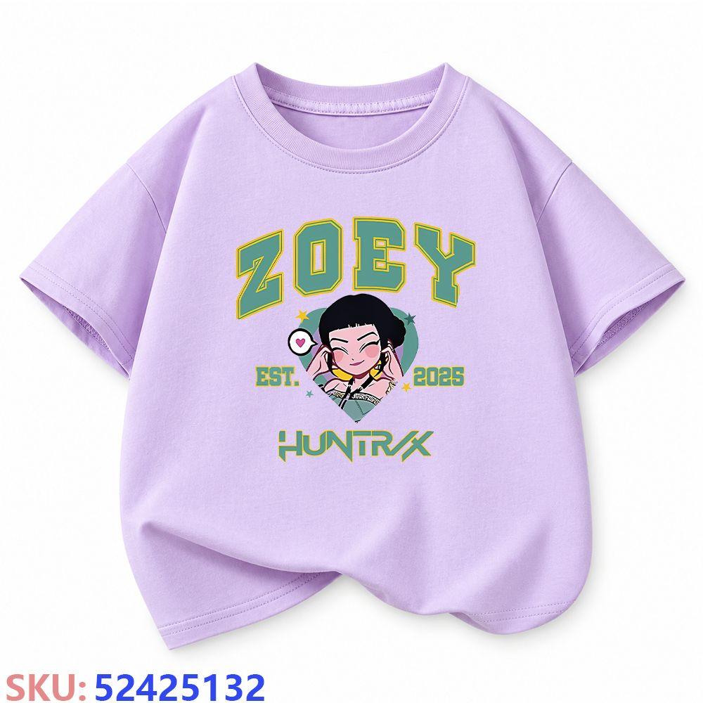 KPop Demon Hunters Children's cartoon print T-shirt