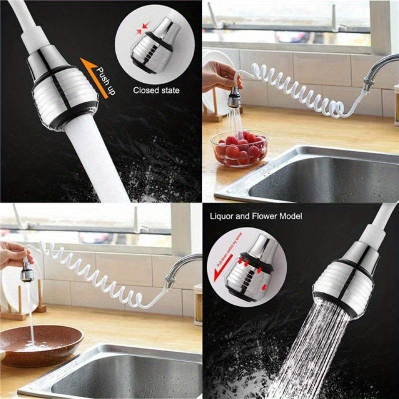 Kitchen Home 360 Degree Rotate Dual Use Diffuser Faucet Swivel End Faucet Nozzle Water Saving Tap