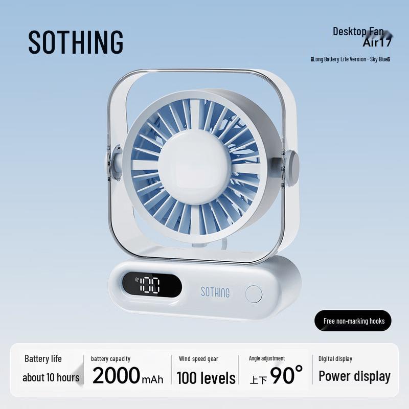 SOTHING Desktop Rechargeable Mini Fan