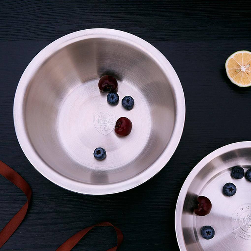 Kitchenware Round Stainless Steel Bowl (22cm) Stainless Steel Tableware