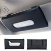 Car PU Leather Simple Hookstrap Universal Tissue Holder Hanging Paper Towel Clip Backseat Tissue Case Auto Interior Accessories