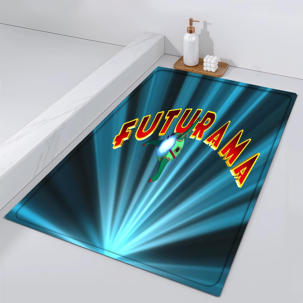 Door Mat Cartoon Bedside F-Futurama Entrance Bath Floor Funny Decoration Corridor Door Mat Carpet Living Room Balcony