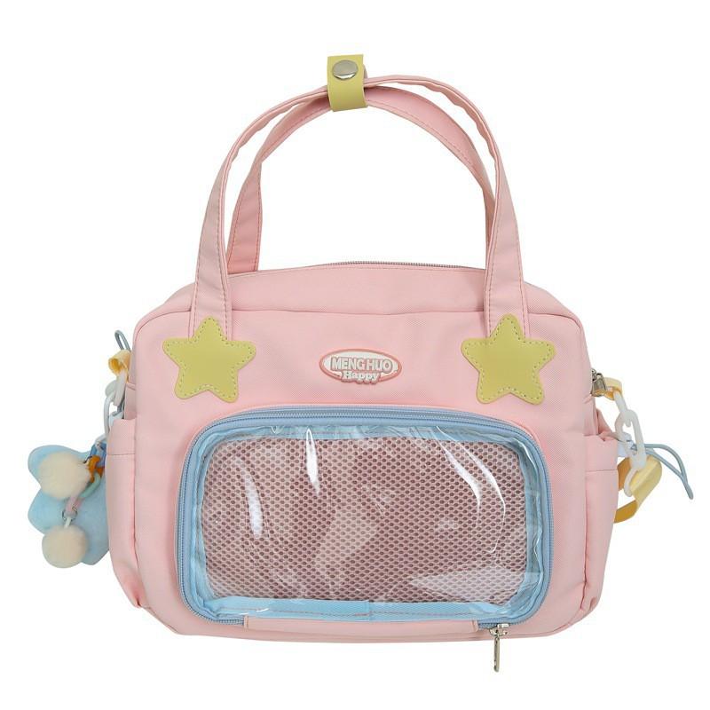 Japanese All-matching JK Girl College Style Cross-body Bag Ins 2D Cute Portable Bar Pain Small Backpack