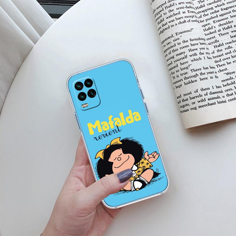 M-Mafalda Transparent Phone Case for Motorola Moto G10 G20 G30 G31 G32 G34 G35 G41 G42 G50 G51 G52 G55 G60 G60S G62 G71 G72 G75