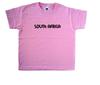 South Africa Text Pink Kids T-Shirt