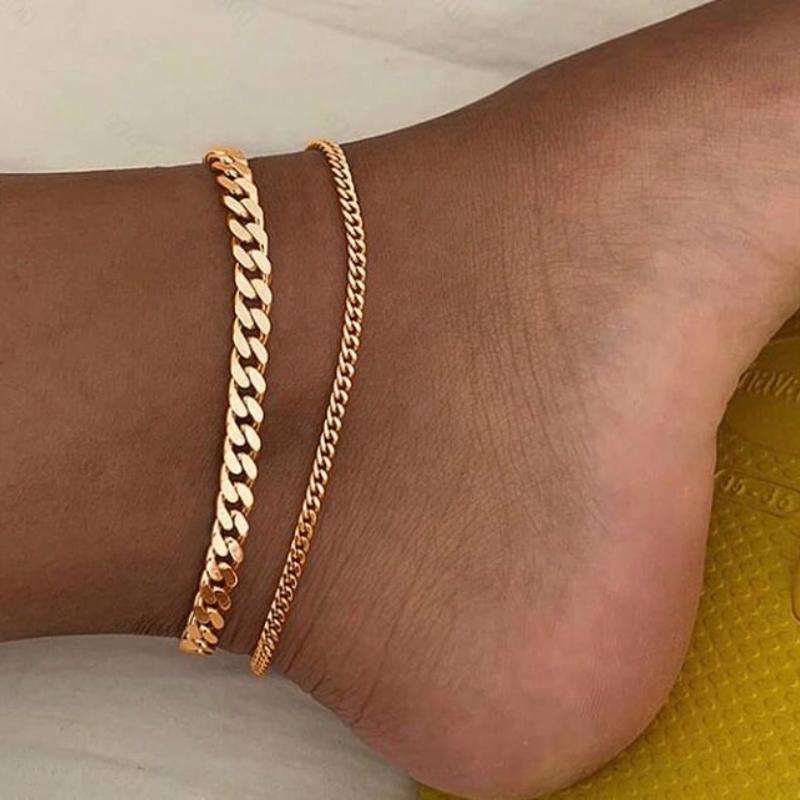Simple and Exquisite Women's Anklet, a Fashionable High-end Accessory Suitable for Daily Beach Vacations