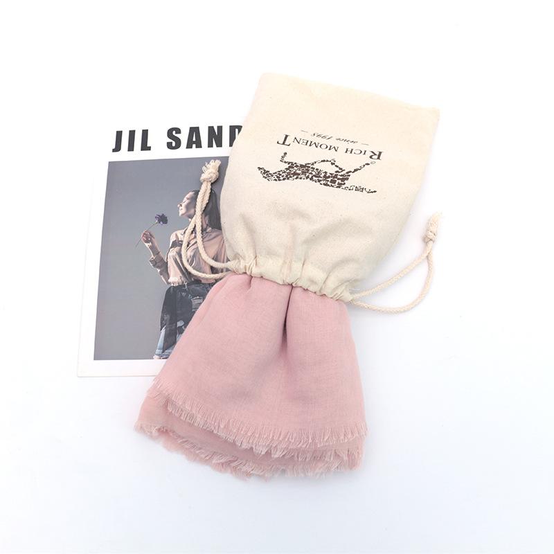 Big Red Po Cotton And Linen Scarf Desert Sunscreen Shawl Seaside Travel Beach Lady Decoration Cotton Scarf Women Luxury