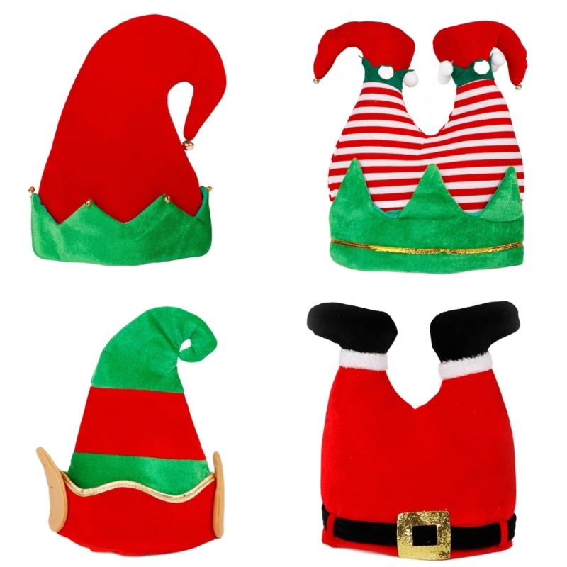 Funny Elf Pants Hat for Christmas Party Dress Up Unique Entertaining Costume