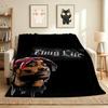 Thug Life Flannel Blanket Throw Blanket Soft Warm Sofa Bed Camping Home Decor Unique Christmas Gift C9211208