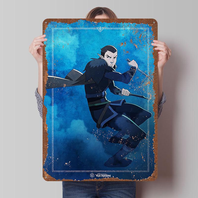 The Legend of Vox Machina Tinplate Posters Customizable Wall Art Retro Vintage Metal Tin Signs for Home and Decoration Gaming