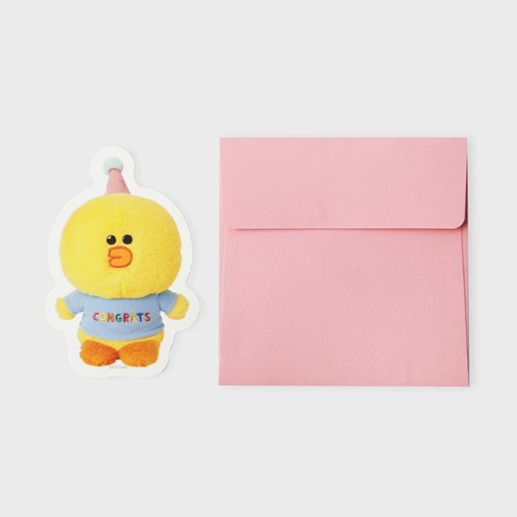 LINE FRIENDS Kartka z wiadomością Sally