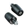 POSH FAITH Motorcycle Accessories - Made In Japan - Ultra Heavyweight Bar Ends - Universal Type - Fits Inner Diameter 14-19mm - Matte Black -