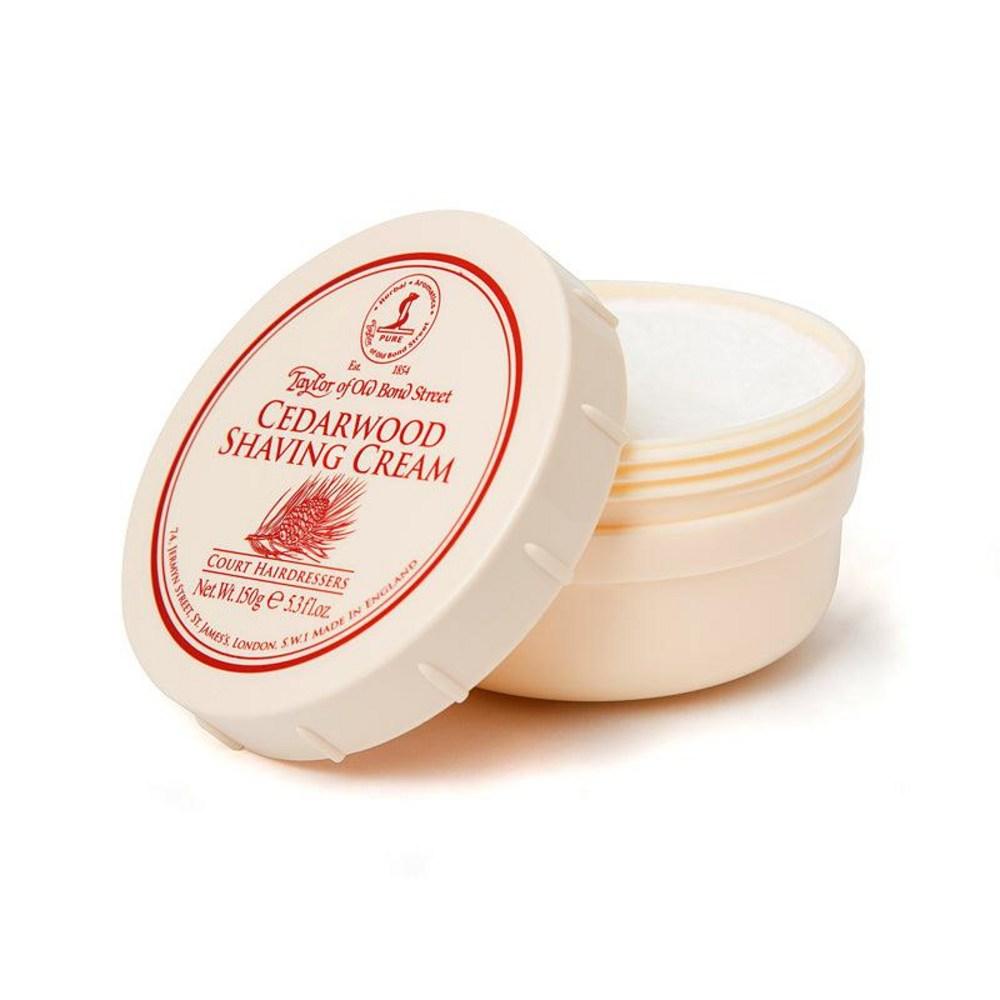 UK Tailor of Old Bond Street Crème à raser au bois de cèdre, 3 paquets, 150g
