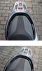 LumoLight Motorcycle Carrier, Motorcycle Luggage Rack, Forza 350 Extension Parts, Top Case Carrier (Silver)