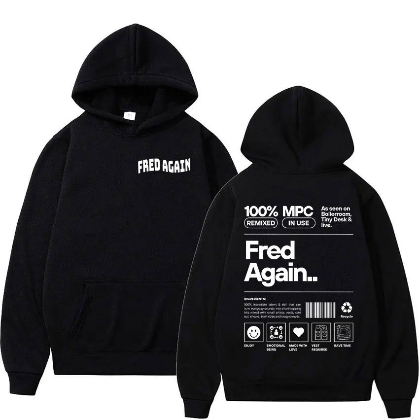 

Fred Again Music Album Print Hoodie Men Women Hip Hop Fashion Pullover Sweatshirt Casual Long Sleeve Oversized Hooded Streetwear 3XL